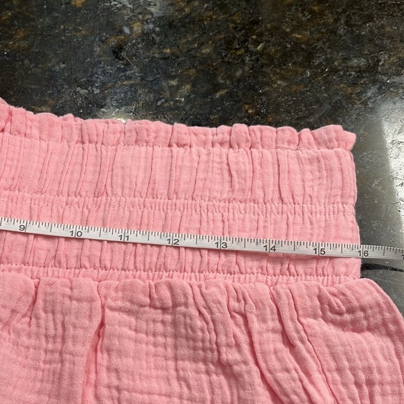 NWT-simply Southern-M/L-pink- elastic waistband, lightweight, pull- on shorts. - Picture 8 of 11